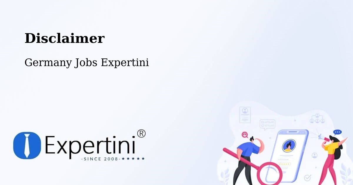 Disclaimer – Oberboihingen - Germany Jobs Expertini